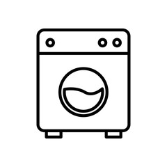 Washing machine line icon