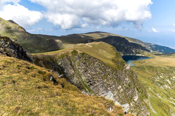 Landscape of Rila Mountan near The Seven Rila Lakes, Bulgaria