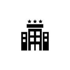 hotel icon logo illustration design