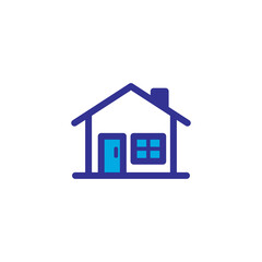 Obraz na płótnie Canvas house icon logo illustration design