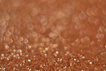 Blurred brown color pattern. Colorful abstract bokeh texture. Defocused background