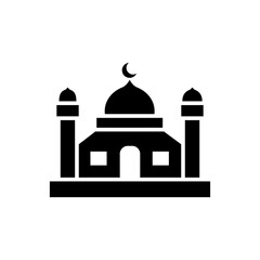 mosque icon logo illustration design