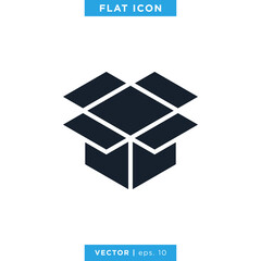 Box Icon Vector Design Template