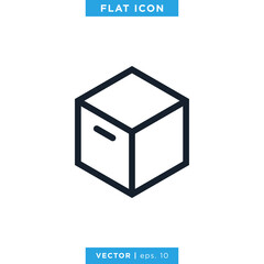 Box Icon Vector Design Template