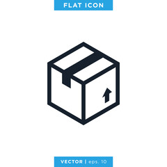 Box Icon Vector Design Template