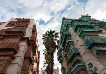 Buildings in Al Balad, Jeddah, Saudi Arabia, Saudi Arabian Culture, Old buildings
