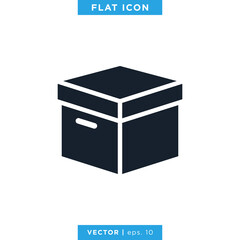 Box Icon Vector Design Template
