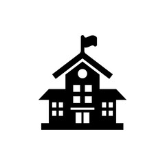 school icon logo illustration design