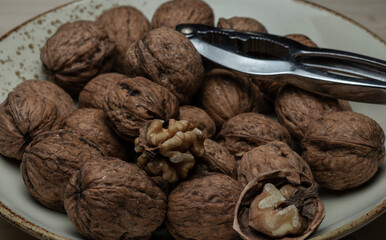 walnuts in a dish