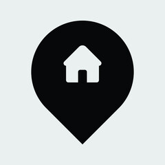 home icon isolated vector illustration