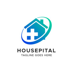 Obraz premium Medical Health and Pharmacy Logo Vector Design Template