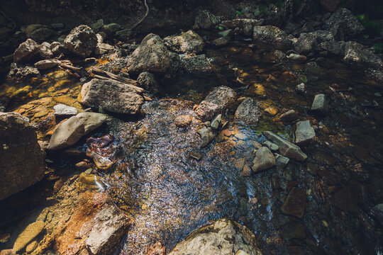 Waterfall Cook-Karauk. Bashkortostan. Russia. summer season river
