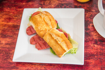 Desayuno restaurante