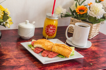 Desayuno restaurante