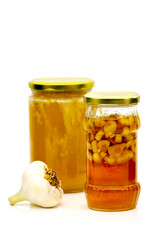 Honey with garlic