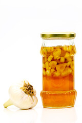 Honey with garlic