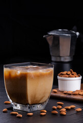 coffee with almond milk