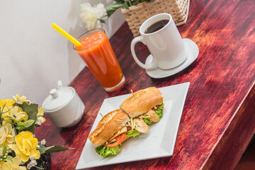 Desayuno restaurante