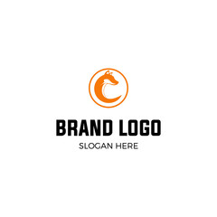 Obraz premium unique fox logo, fox illustration, vector