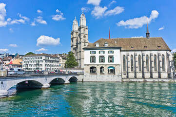 Naklejka premium Zurich, Switzerland, Europe