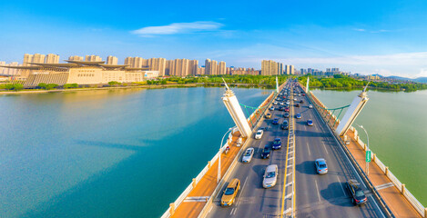 Li Lake bridge, Wuxi, Jiangsu Province, China