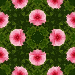  ABSTRACT SEAMLESS FLORAL  SQUARE PATTERN BACKGROUND © SMIT VYAS