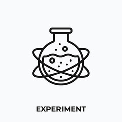 experiment icon vector. test tube sign symbol