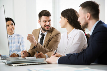 Business people working together in the office