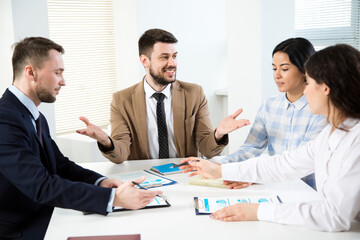 Business people working together in the office