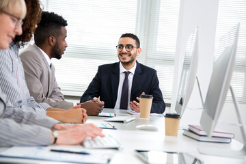 Business people working together in the office