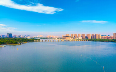 Li Lake bridge, Wuxi, Jiangsu Province, China