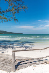 Saracen bay beach, koh rong samloem island, sihanoukville, Cambodia.