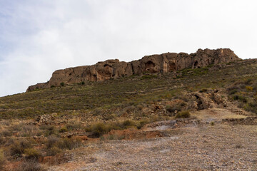 semi desert landscape in the province of Almeria

