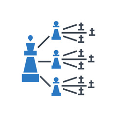 Viral Marketing Related Vector Glyph Icon. Isolated on White Background. Vector Illustration.