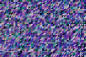 Simple banner of decorative patterns colored geometric composition