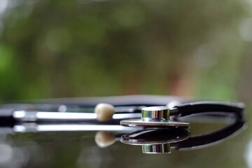 stethoscope on table