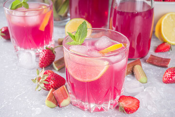 Rhubarb liquor or gin