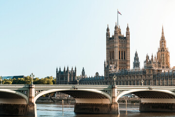 Fototapeta na wymiar Londons Houses of Parliament