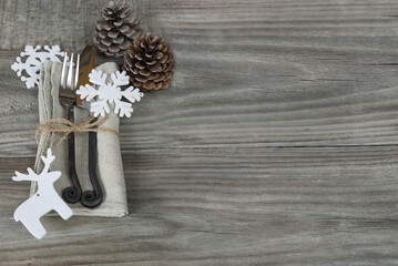 Menu for Christmas dinner