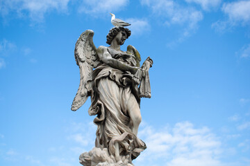 Fototapeta na wymiar angel statue in rome