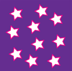 Fototapeta premium abstract background with stars for fabric and Wallpaper