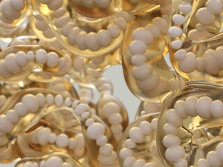 abstract organic living form