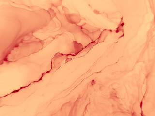 Fototapeta premium Flow Alcohol Ink Background. Japanese Ink Style. 
