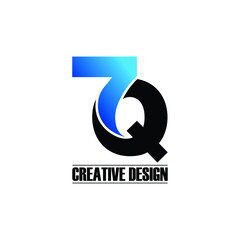Letter 7Q logo icon design vector. monogram logo vector illustration.