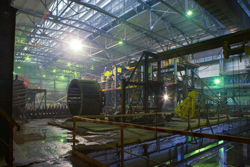Workshop at a mining and processing plant