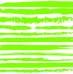 Abstract colorful  green paint brush and strokes, stripes horizontal pattern background. colorful  nice bright green brush strokes and hand drawn with horizontal lines background