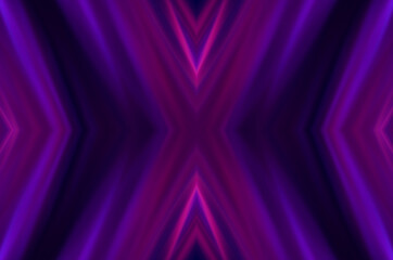 Dark abstract background with neon ultraviolet lines, waves. Light neon effect. Laser light show, energy waves.