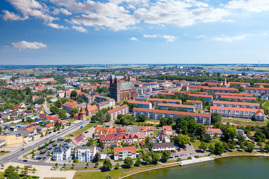 Aussicht auf Prenzlau am Uckersee