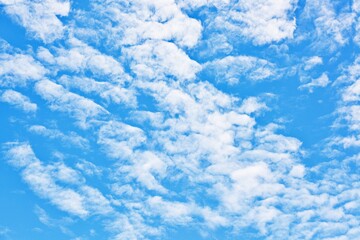 Fototapeta na wymiar white clouds on blue sky in bright day