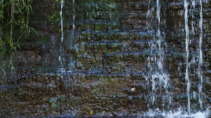 Texture d'eau qui coule